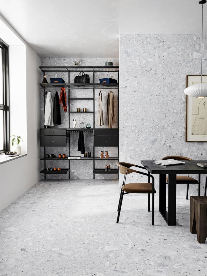 Ceppo White Terrazzo Tile - 600x600mm