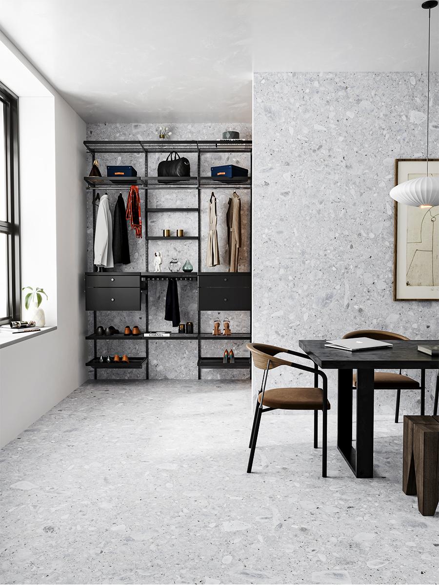 Ceppo White Terrazzo Tile - 600x600mm