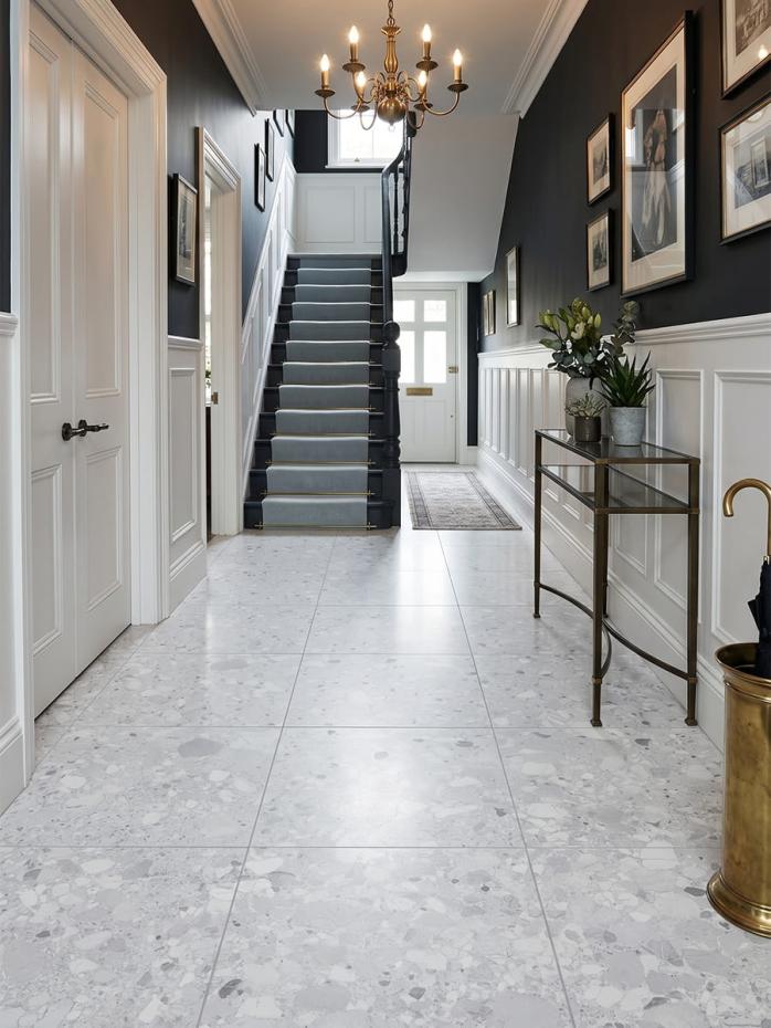 Ceppo White Terrazzo Tile - 600x600mm
