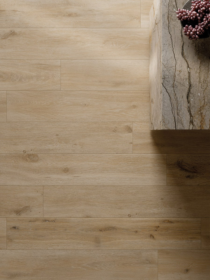 Cortina Cognac Italian Extra Long Wood Effect Tile - 1500x240mm