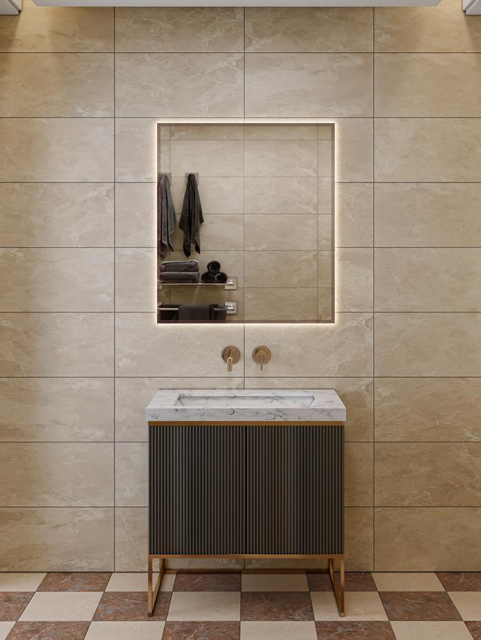 Cosmo Crema Marfi Porcelain Tile - 600x300mm