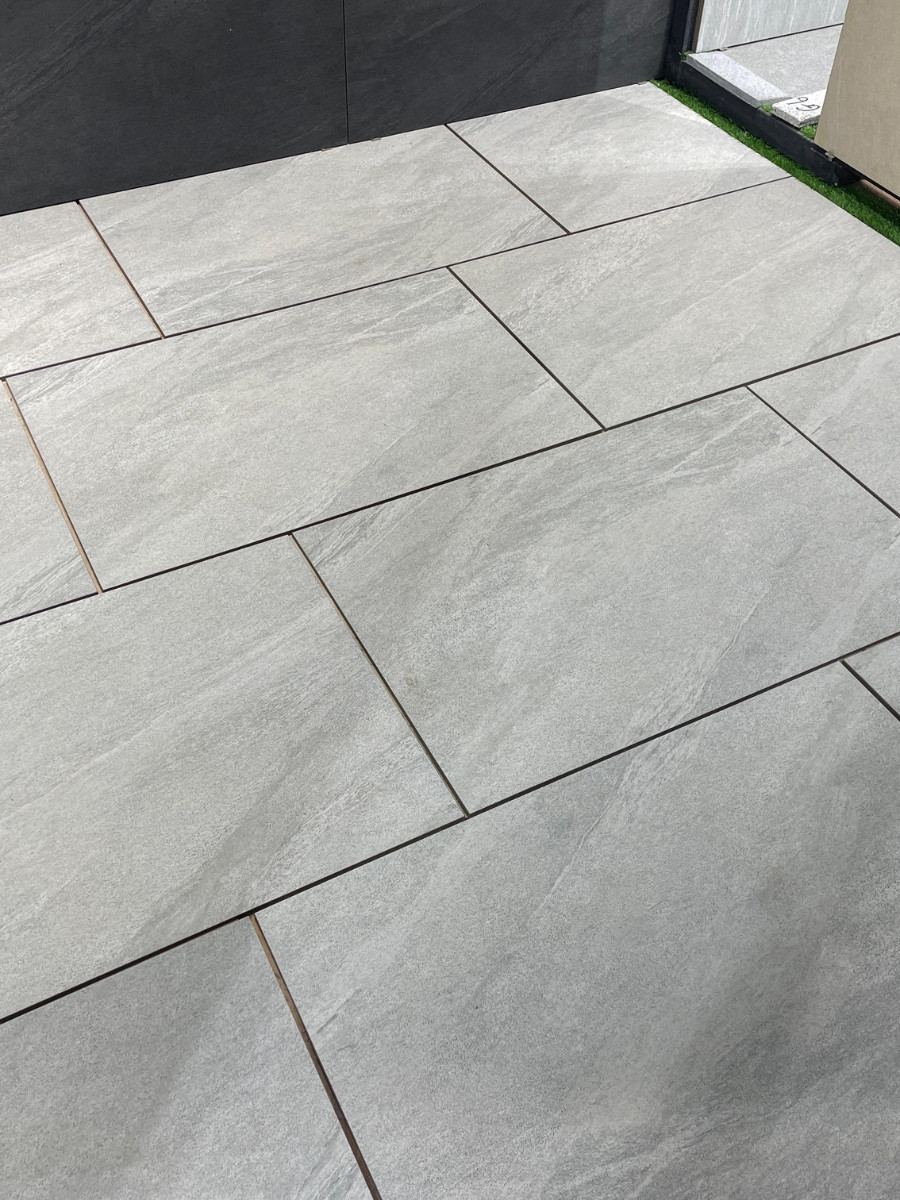 County Light Grey Porcelain Paving Slabs - 900x600x16mm