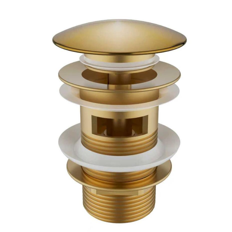 Couture Brushed Gold Slotted Easy Click Basin Waste