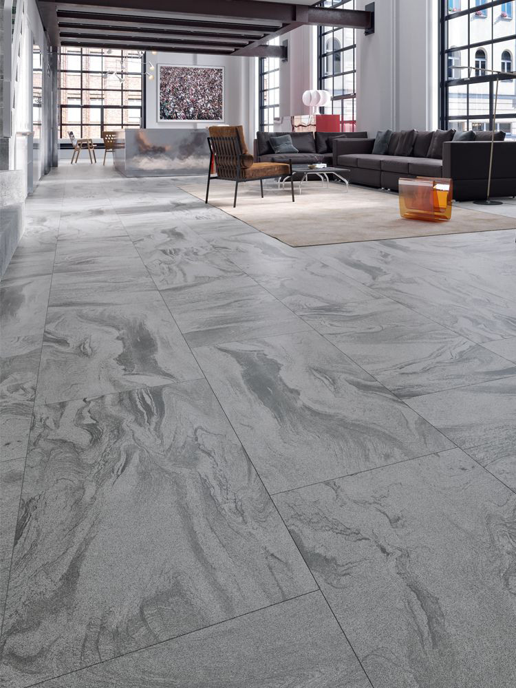 Cippolino Grey Marble Effect Indoor Wall & Floor Tiles - 1200x600(mm)
