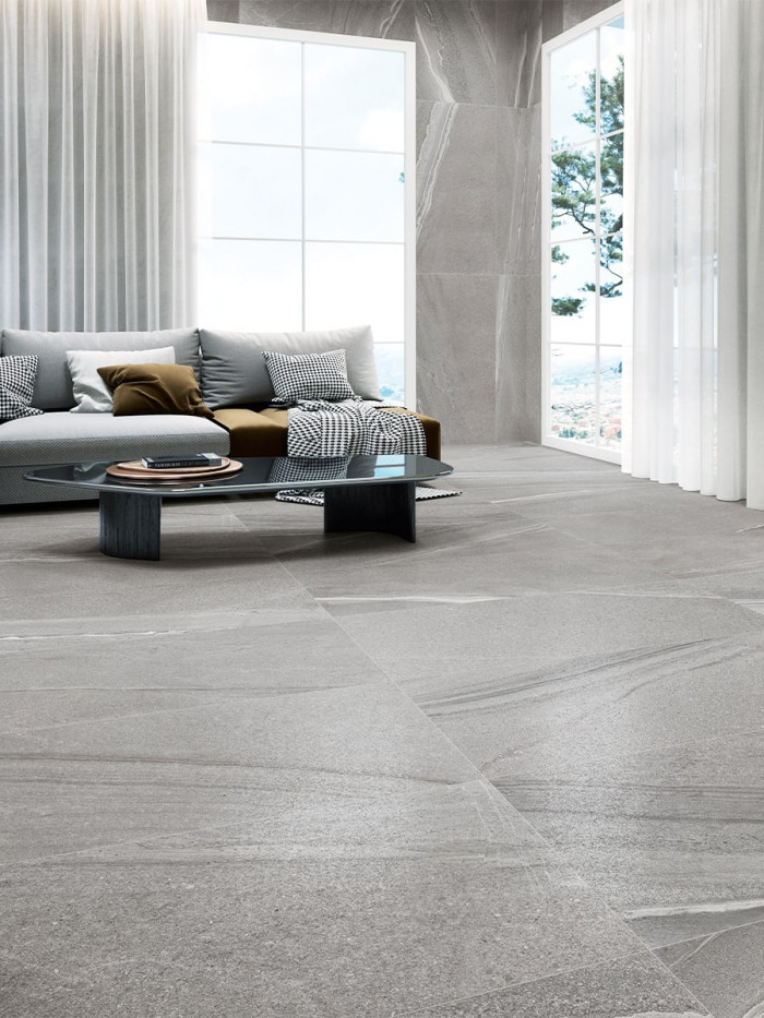 Grey porcelain floor deals tiles