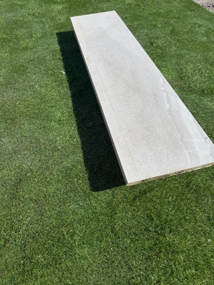 1200x300x20mm white porcelain bullnose tile