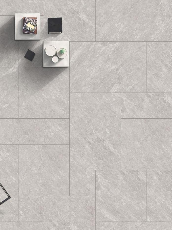 Crystal Gris Outdoor Porcelain Paving Slabs- Mixed Size Patio Pack