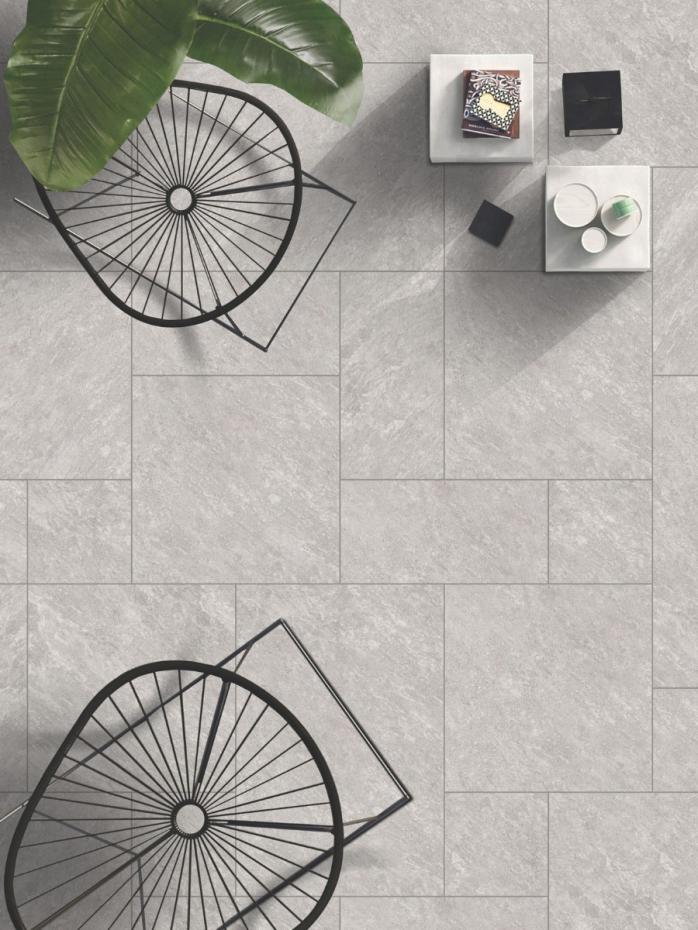 Crystal Gris Outdoor Porcelain Paving Slabs- Mixed Size Patio Pack