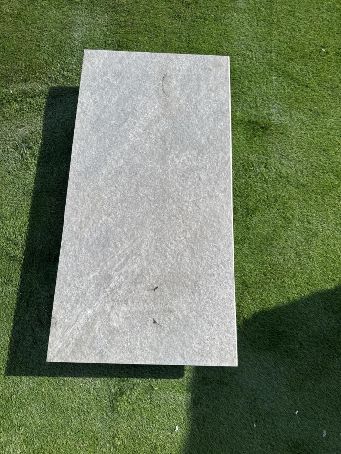 Dakota Grey 20mm porcelain bullnose edging tile