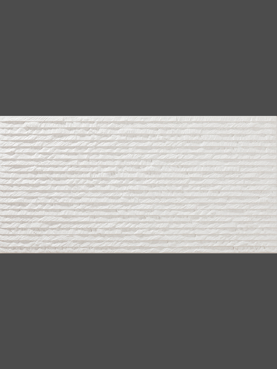 Desert White Split Face Effect Porcelain Wall Tile - 300x600mm