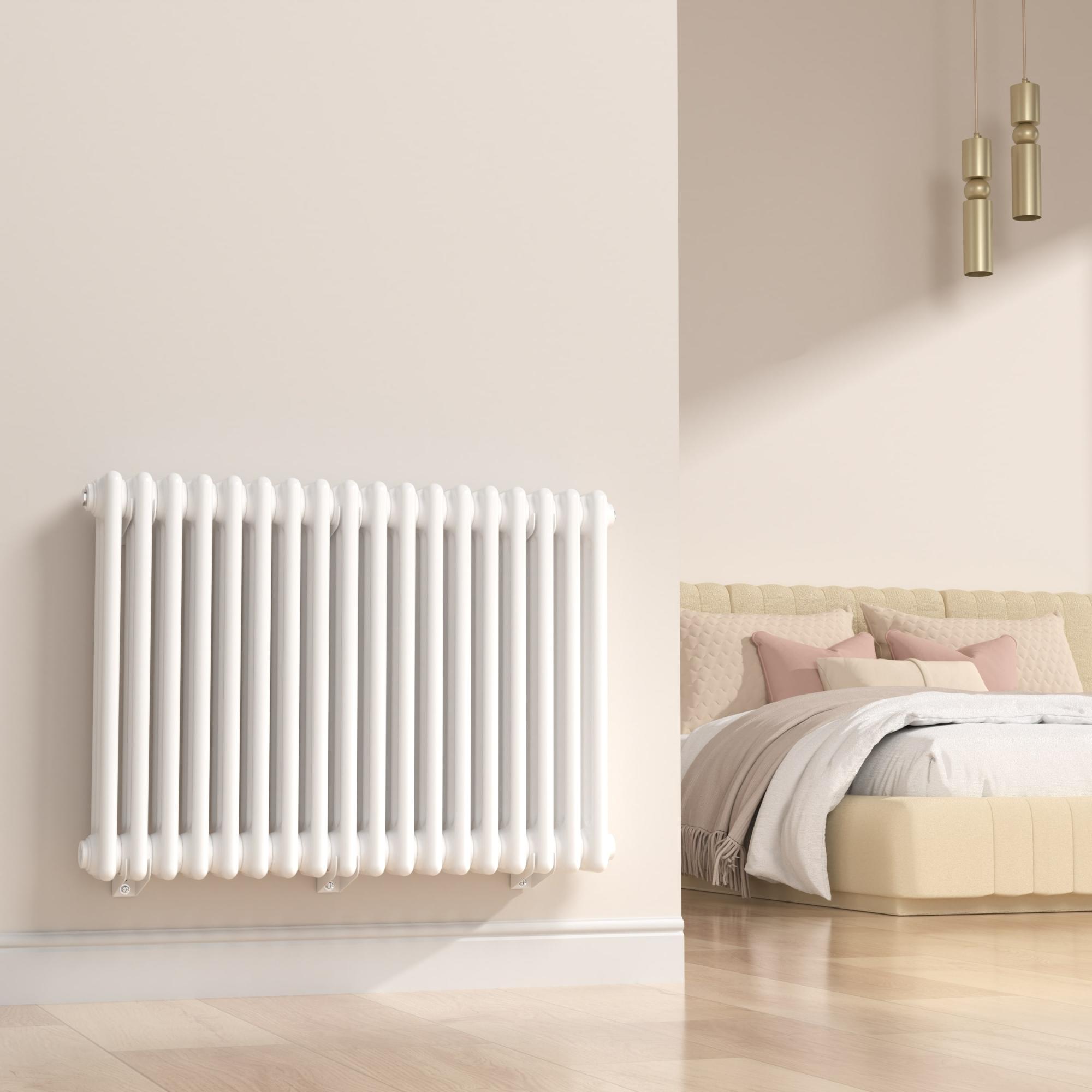 Belmont White Designer Column Radiator - 600x560mm Belmont White Designer Column Radiator - 600x560mm