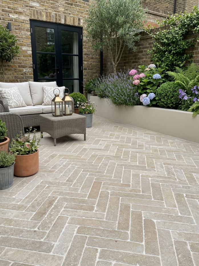 Dijon Limestone Oblong Slim Sett Outdoor Pavers- 300x50x40mm