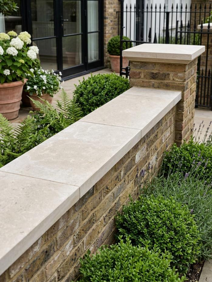 Dijon Limestone Wall Coping - 600x250x30mm