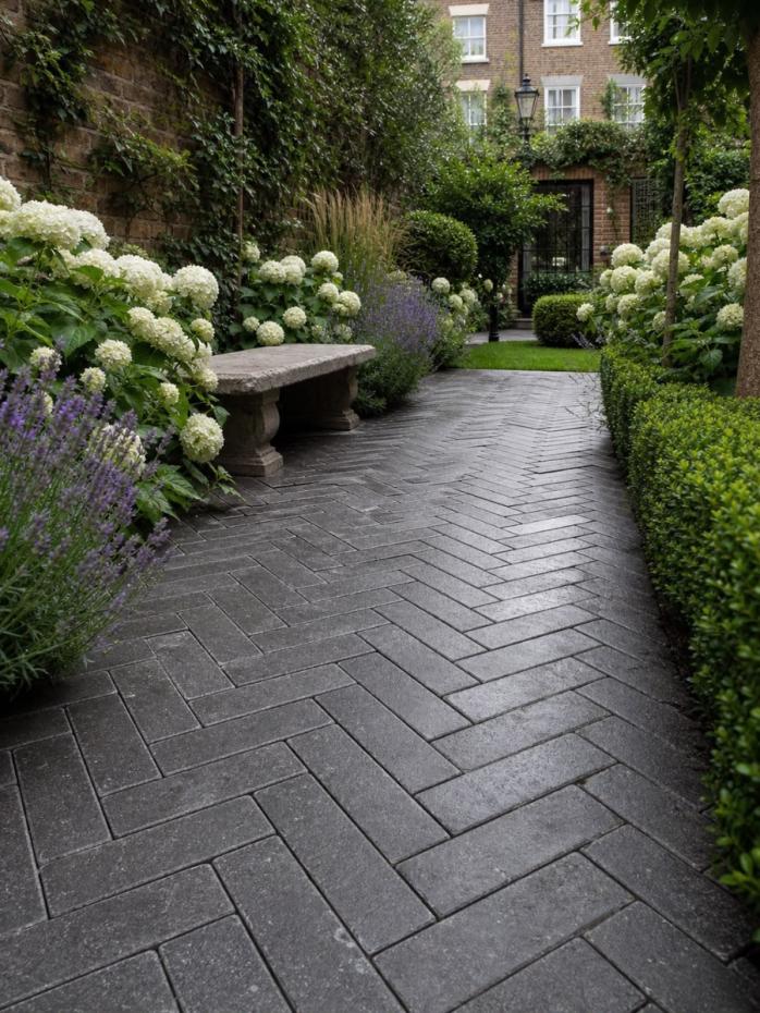 Dijon Grey Egyptian Limestone Tumbled Pavers - 200x50x40mm
