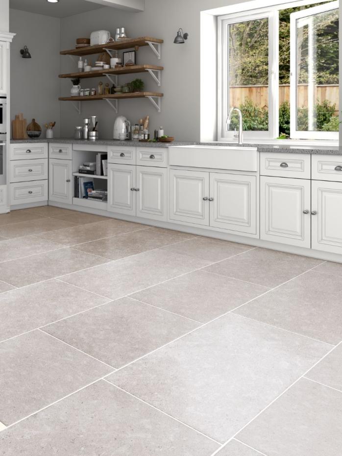 Dijon Honed and Tumbled Natural Limestone Tiles - 400xFree lengthx15mm