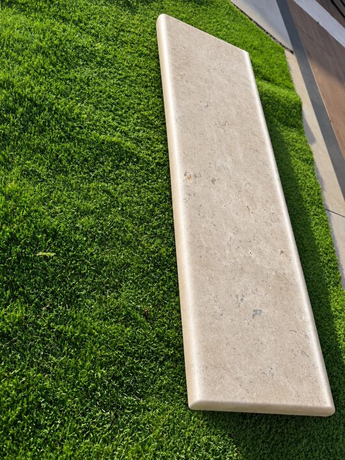 Dijon Limestone Coping and Bullnose - 900x350x30mm (Both Sides Bullnosed)