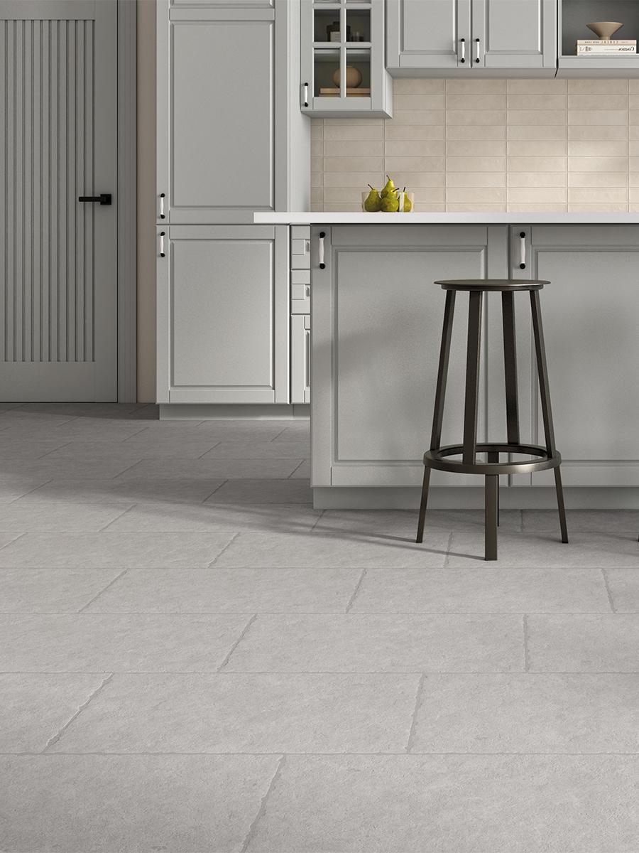 Dijon Pearl Antique Chiselled Edge Porcelain Tile - 900x600mm Dijon Pearl Antique Chiselled Edge Porcelain Tile - 900x600mm