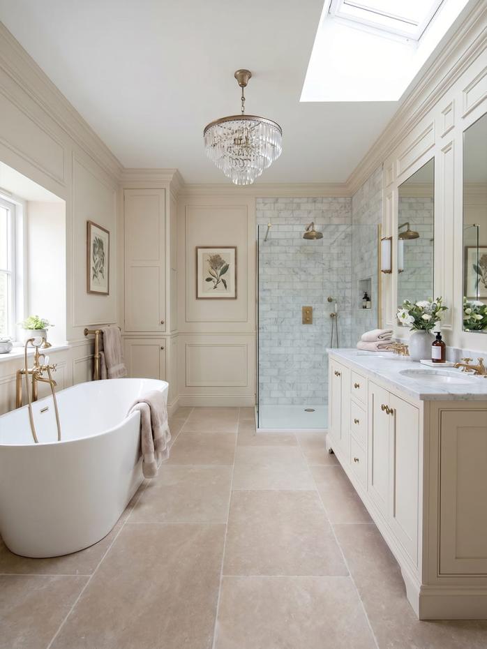Dijon Honed and Tumbled Natural Limestone Tiles - 600xFree Lengthx15mm