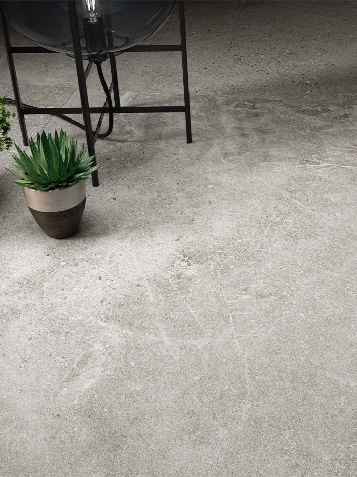 Dome Ash Non Slip Tile - 800x800mm