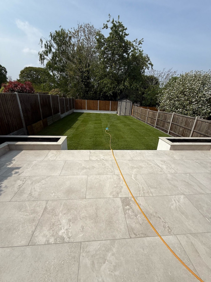 Dome Bone King Size Porcelain Paving Slabs - 1200x600x20mm