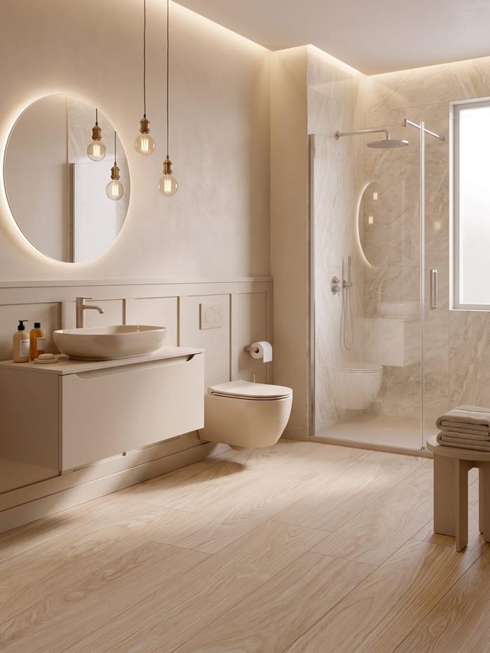 Dream Ecru Italian Extra Long Wood Effect Tile - 1500x240mm