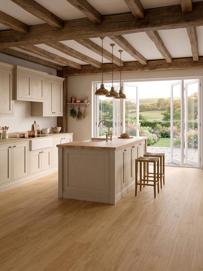 Dream Honey Italian Extra Long Wood-Effect Plank - 1500x240mm