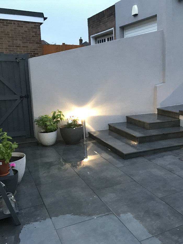 Eclipse Black Outdoor Porcelain Paving Slabs - 1200x600x20mm