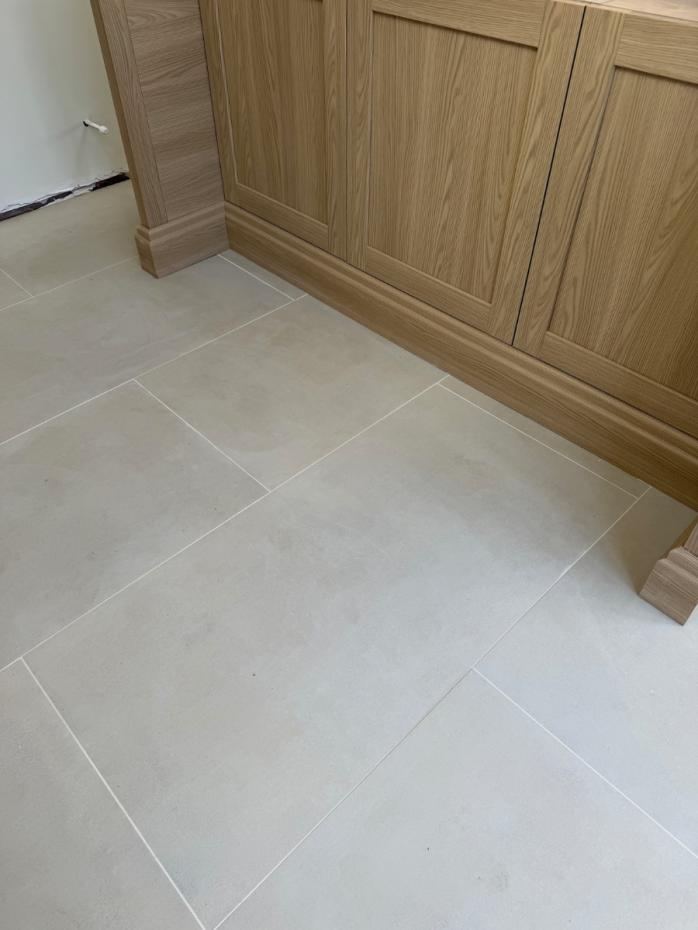 Eclipse Ivory Matt Porcelain Tile - 1200x600mm