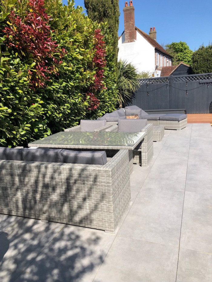 Eclipse Silver Outdoor Porcelain - 1200x600x20mm