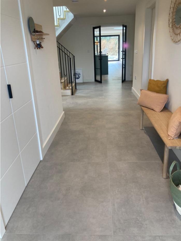 Eclipse Silver Matt Porcelain Tile - 600x600mm