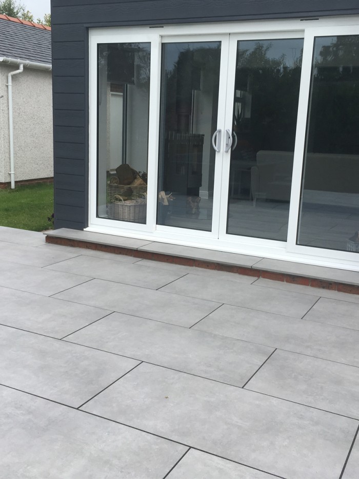 Eclipse Silver Outdoor Porcelain - 1200x600x20mm