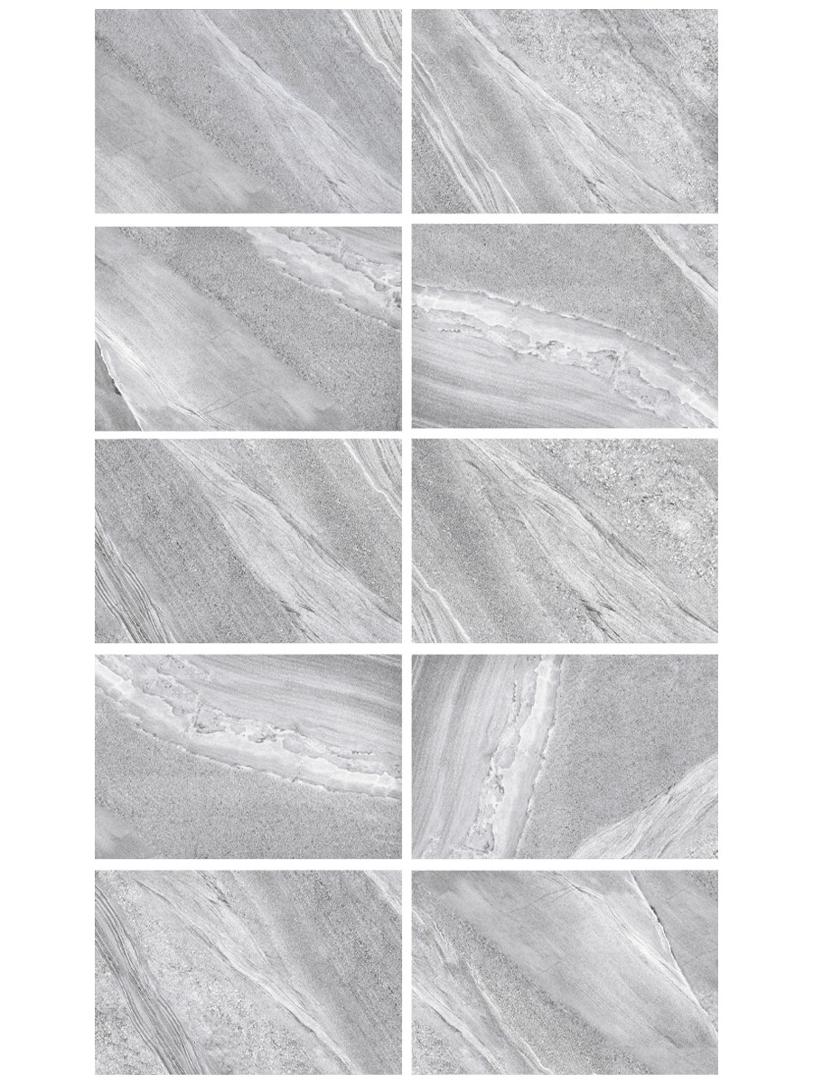 Esparada Grigio Marble Effect Outdoor Porcelain Slab - 900x600x20mm