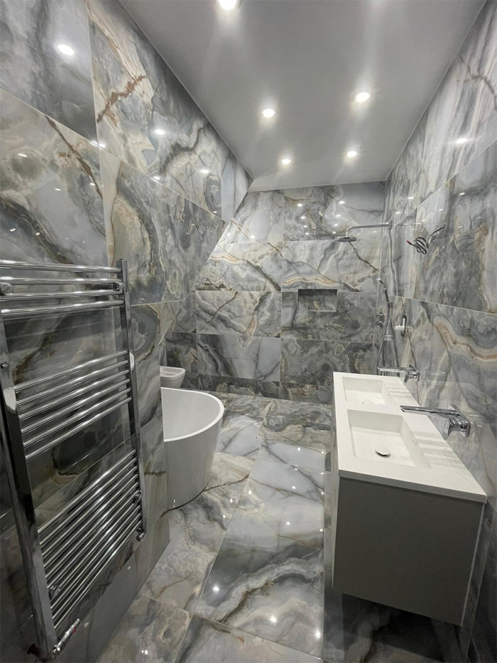 Eunoia Blue Onyx Gloss Tile - 1200x600mm