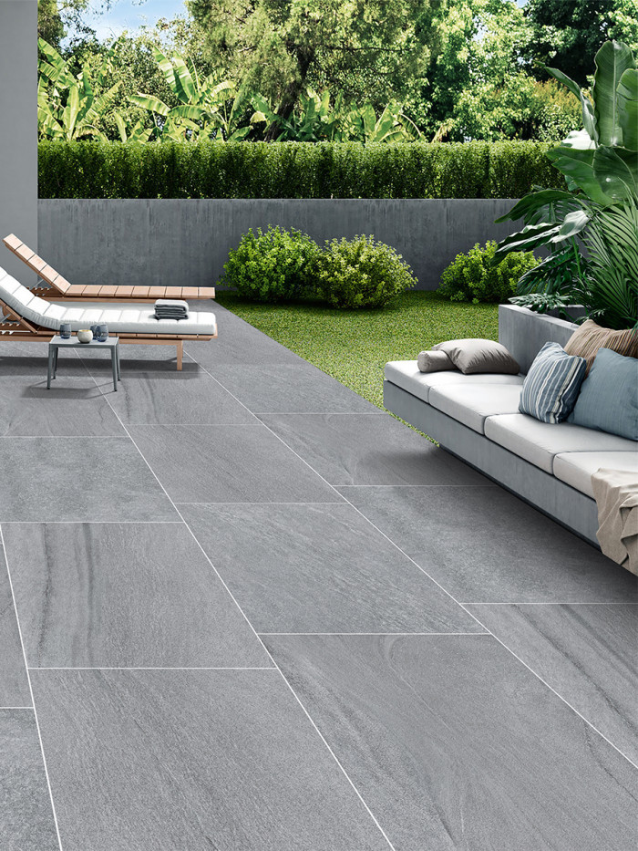Everest Gris Outdoor Porcelain Paving Slabs - 1200x600x20mm (LAST PACK)