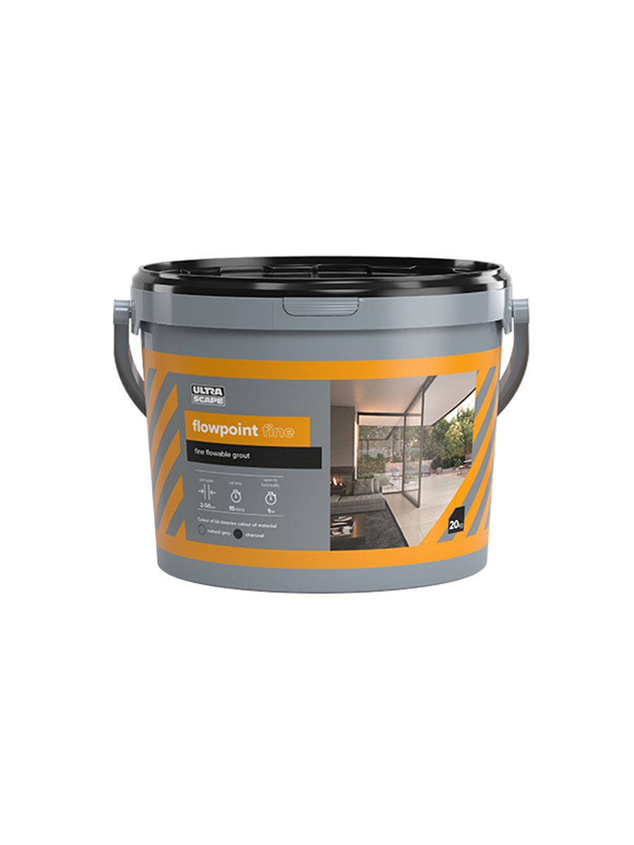 Ultra Scape Flowpoint Fine Flowable External Grout - 20kg (Charcoal)