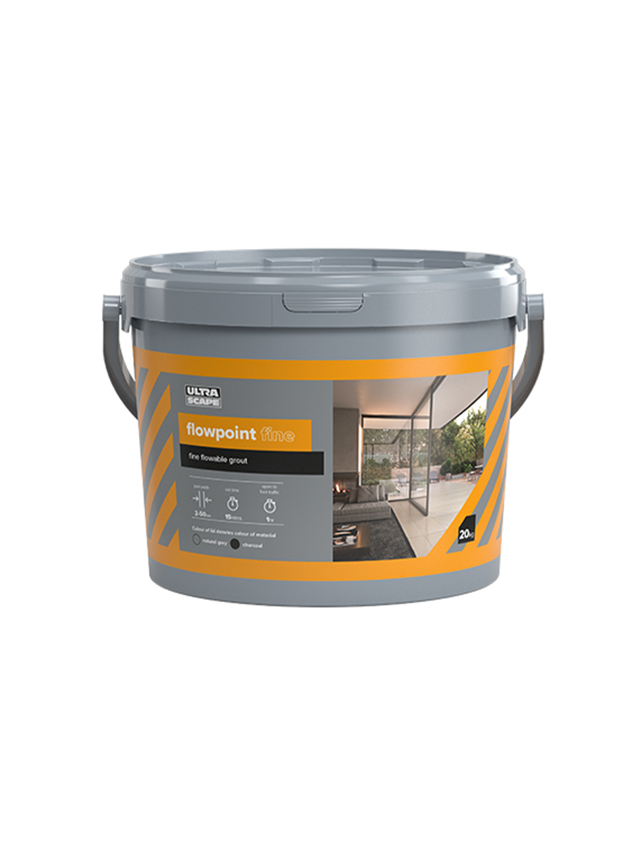 Ultra Scape Flowpoint Fine Flowable External Grout - 20kg (Natural Grey)