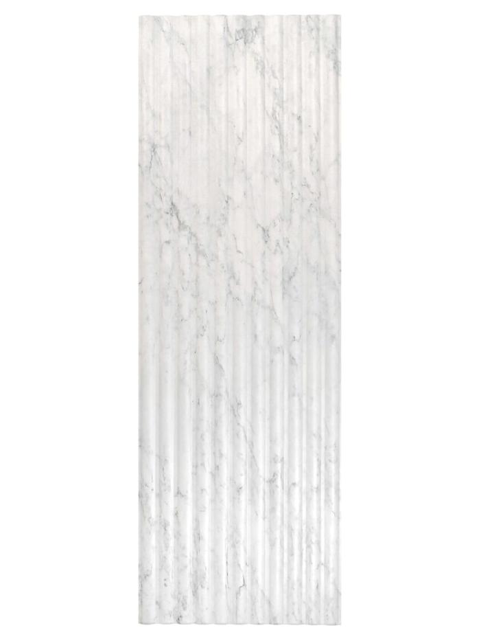 Fluted Marmi Porcelain Tile - 1200x400x12mm
