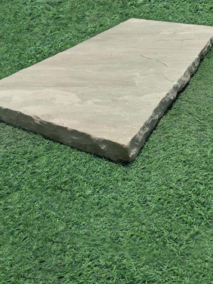 Fossil Mint Sandstone Wall Coping & Steps - 900x400x40mm