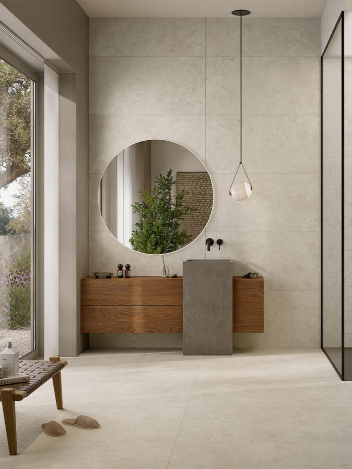 French Stone Honed Porcelain Tile - 1200x600mm