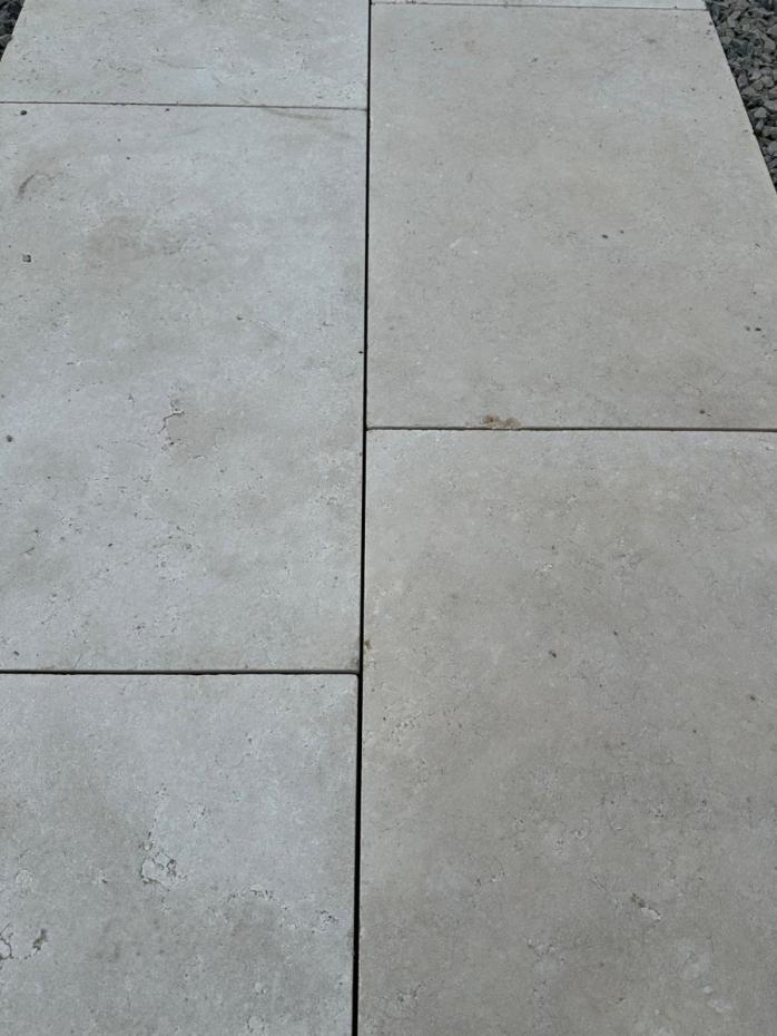 Galala Soft Sandblasted Tumbled Natural Limestone Slabs - 900x600x20mm