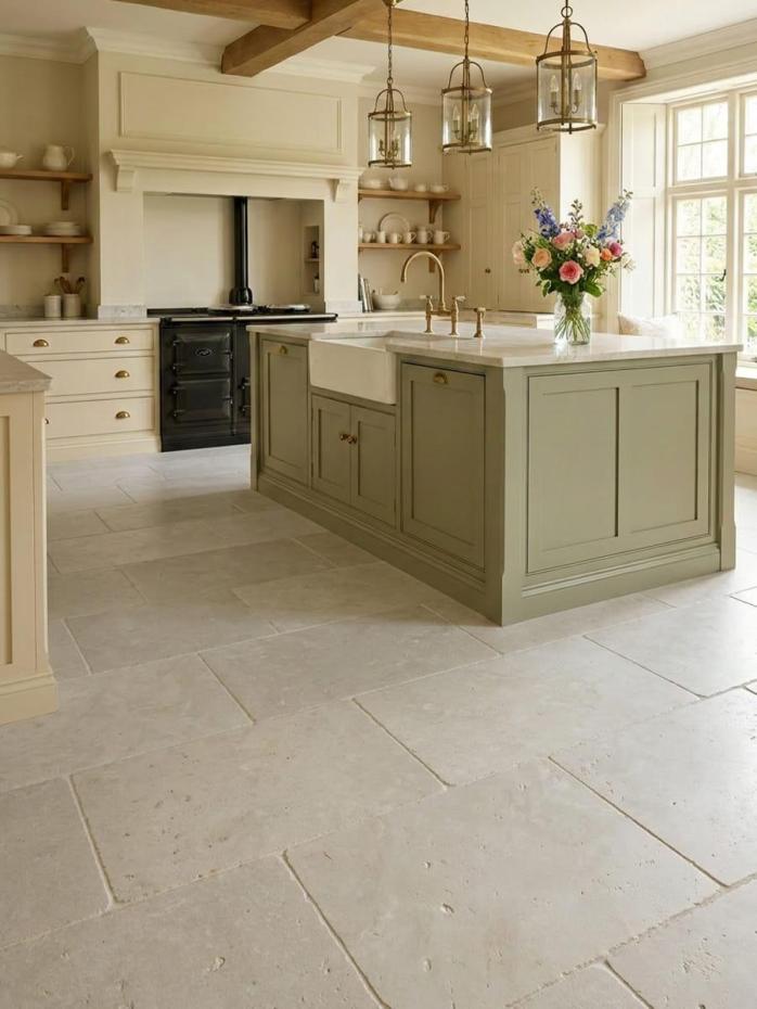 Galala Soft Sandblasted Tumbled Limestone - 600mm x Free Length x 15mm