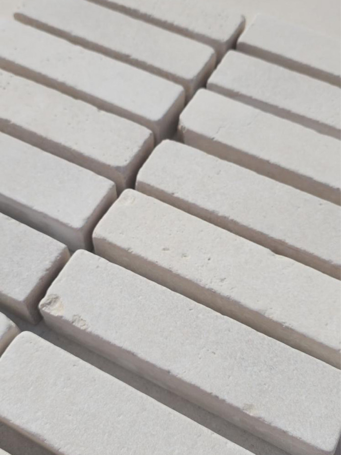 Galala Antique & Tumbled Limestone Pavers - 200x50x40mm