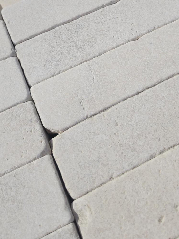 Galala Antique & Tumbled Limestone Pavers - 200x50x40mm