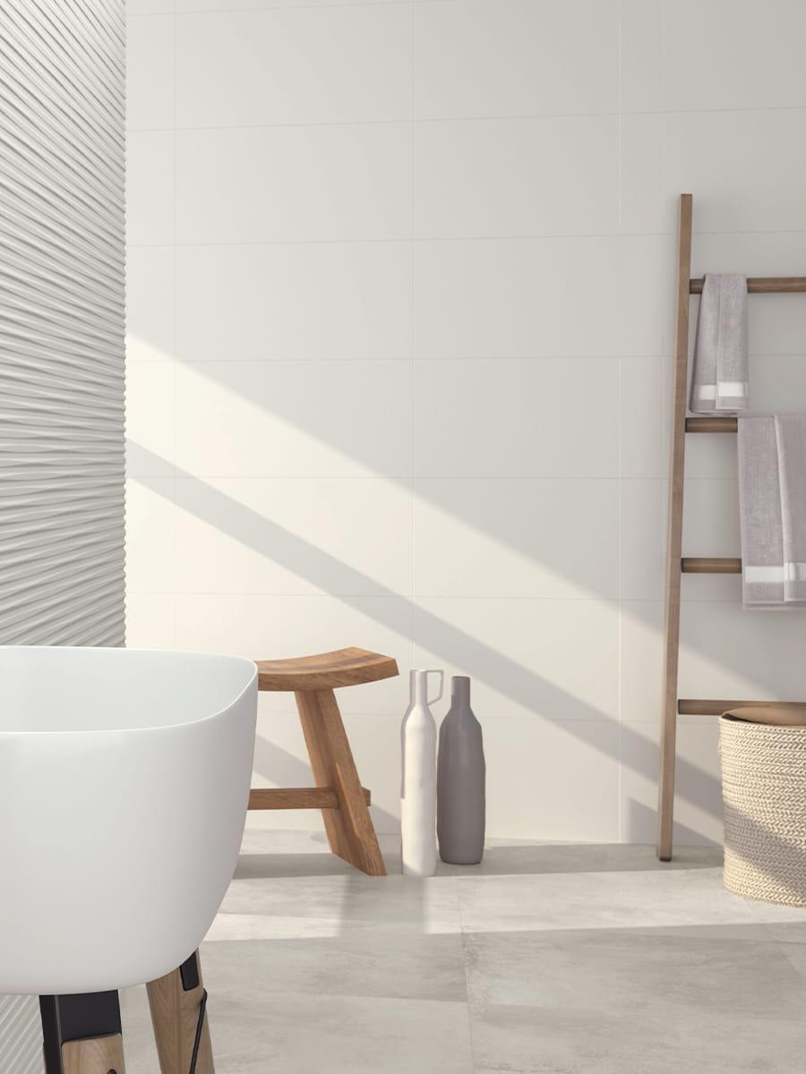 Glacier White Marble Effect Matt Porcelain Tile - 600x600mm Glacier White Marble Effect Matt Porcelain Tile - 600x600mm