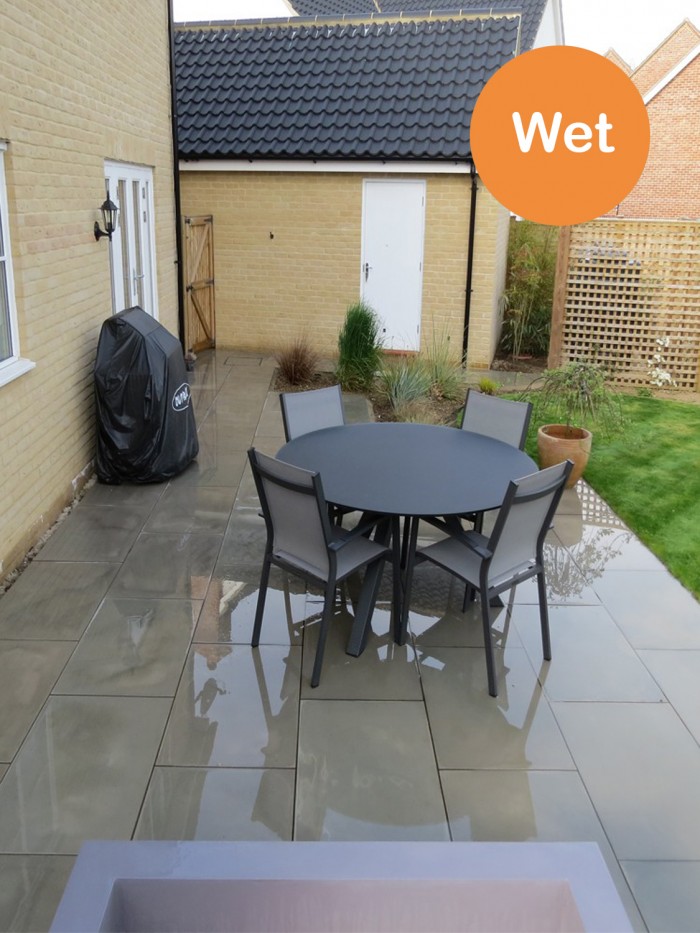 Grey Smooth & Sawn Sandstone Paving - 900x600 Pack