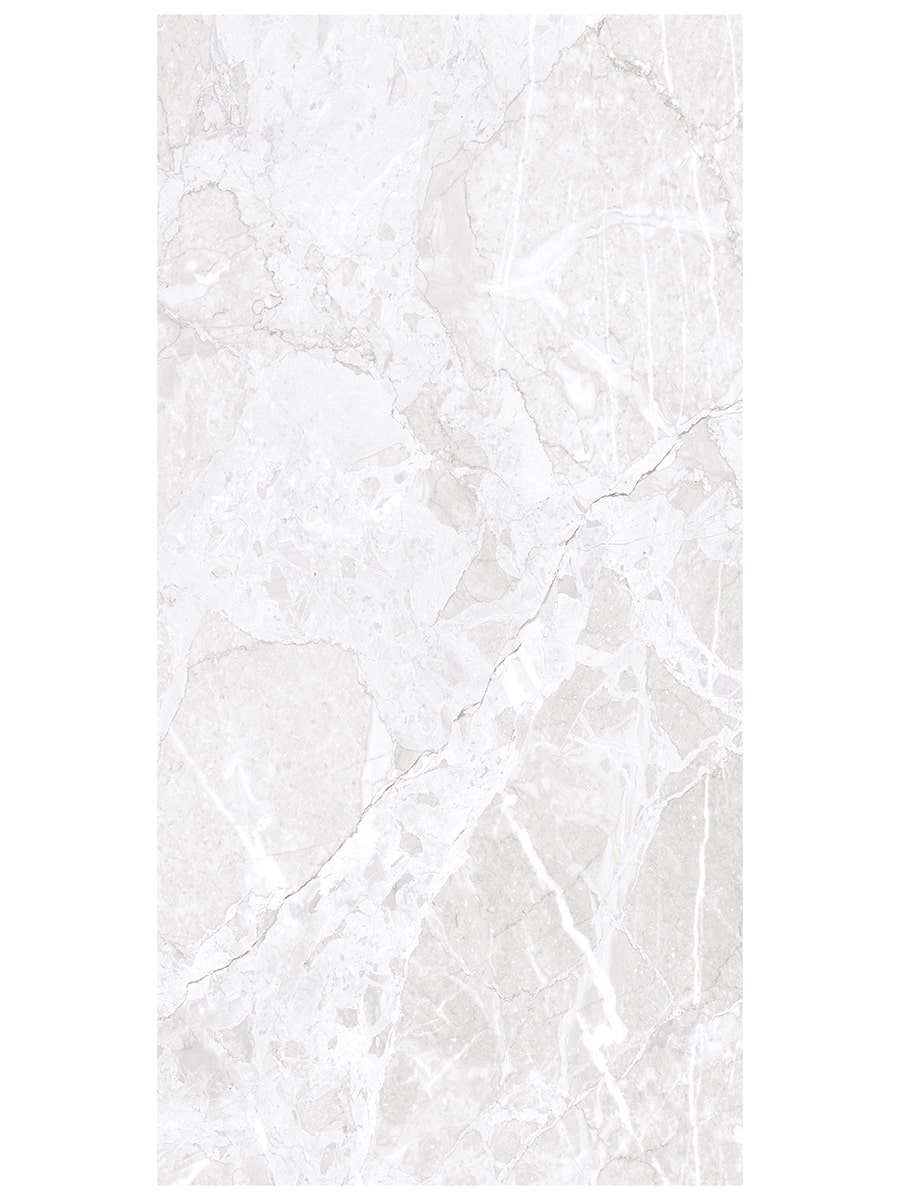 Sonata Grey High Gloss Porcelain Tile - 1200x600mm