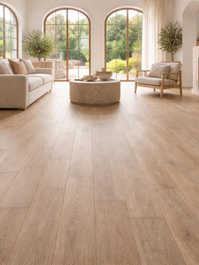 Heritage Oak Luxury Click Vinyl Flooring Tiles - 1220x184x6mm