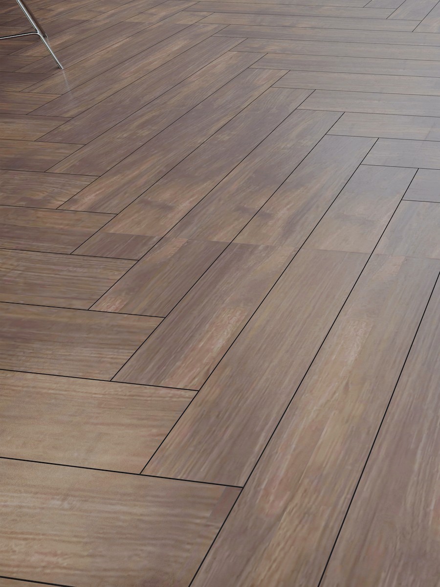 Herringbone Wood Effect Floor Tile | Walnut herringbone ...