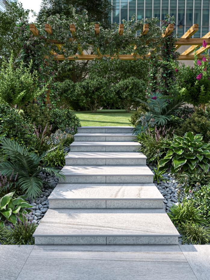 Idaho White Porcelain Bullnose Tiles - 900x450x20mm