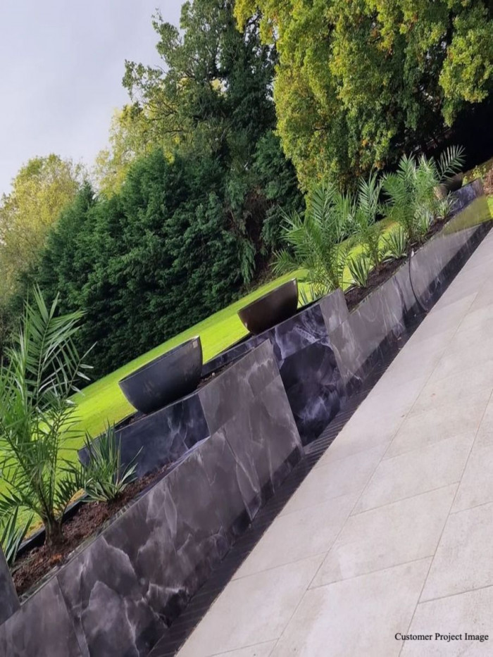 Black Onyx Italian Matt Tile - 1200x600mm